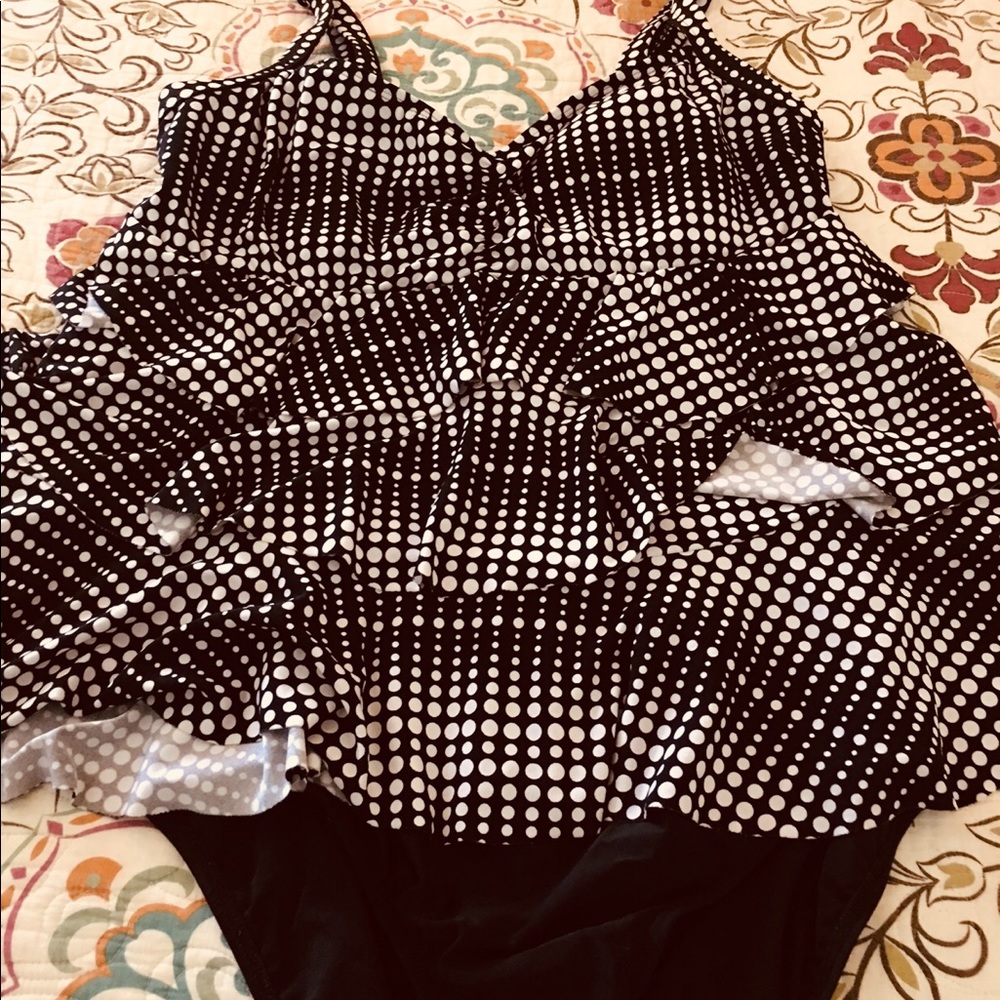 Two piece plus size bathing suit